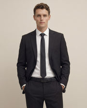 Midnight Navy Tailored Wool Suit