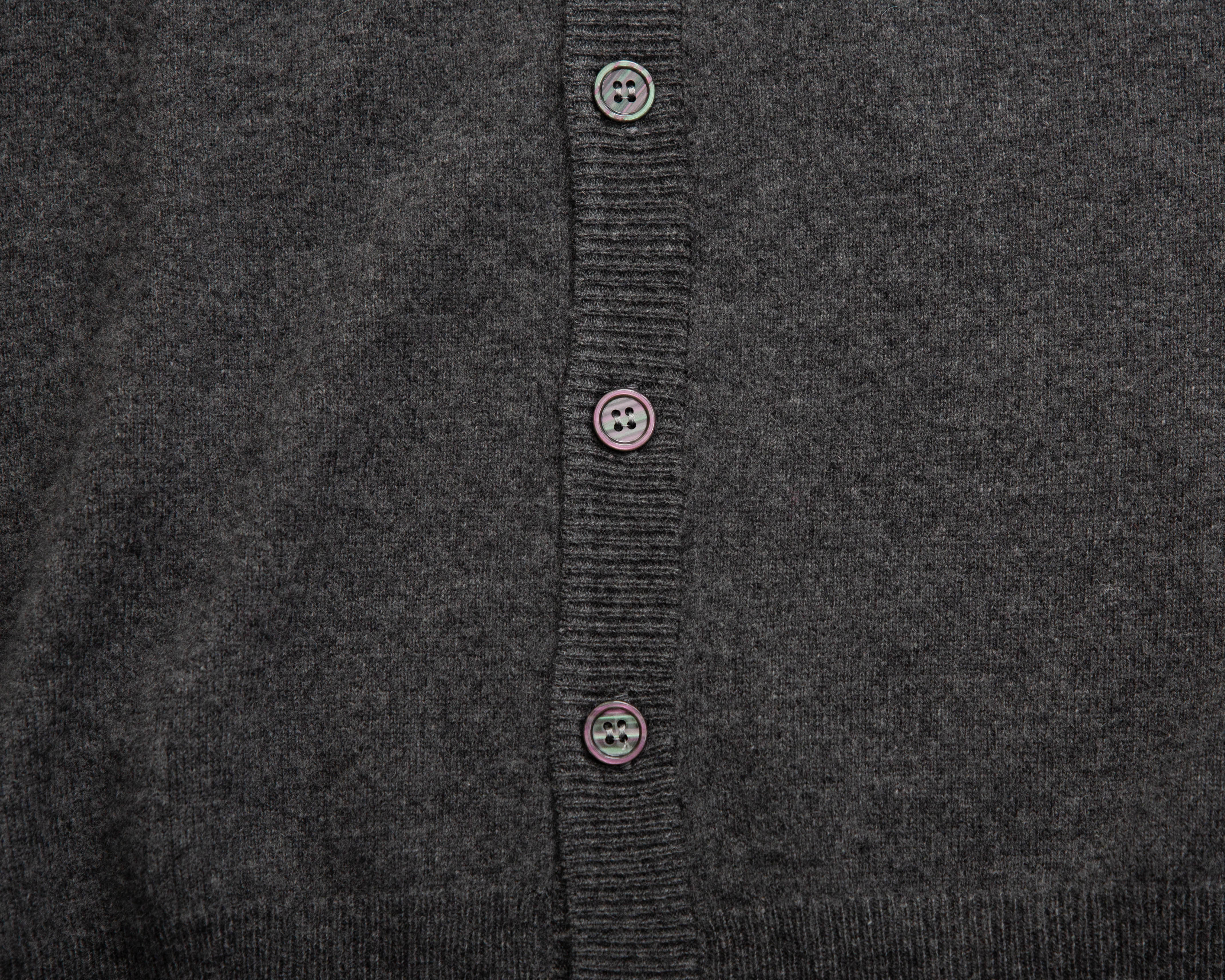 Charcoal Grey Wool Vest