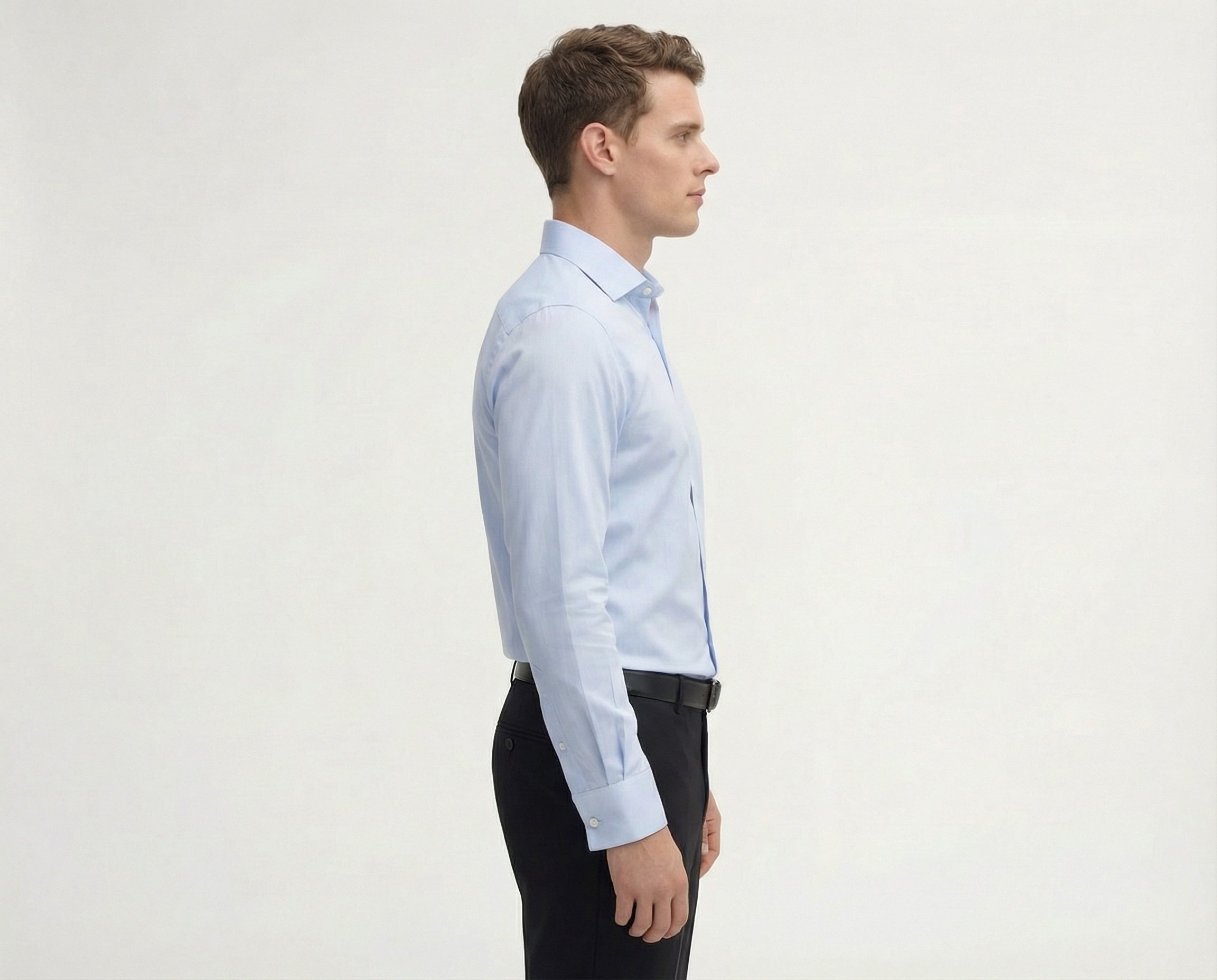 Powder Blue Giza Cotton Dress Shirt