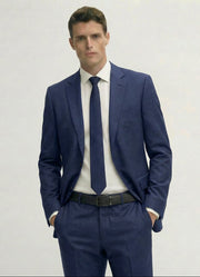Royal Blue Tailored Wool Suit