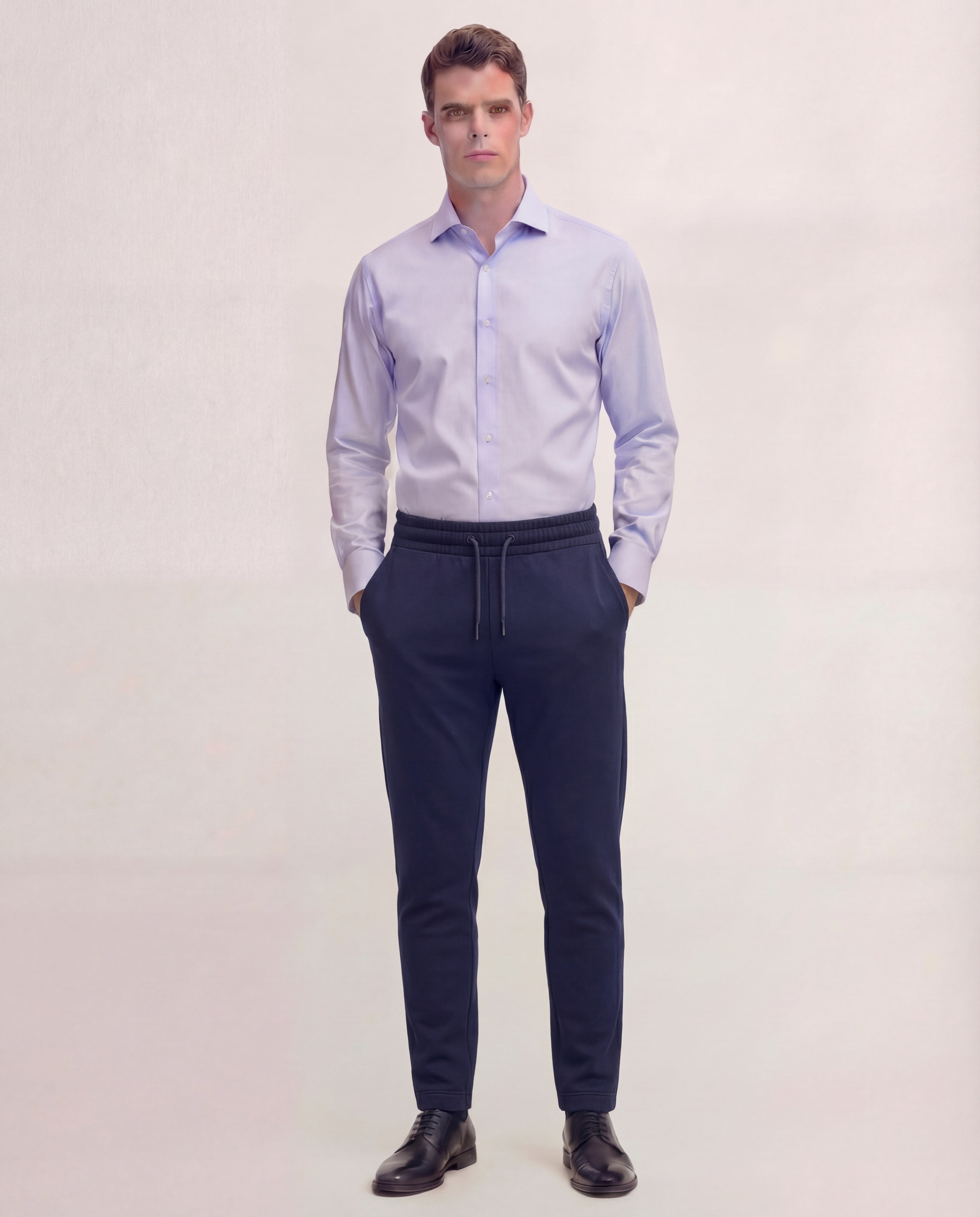 Blue Tailored Joggers