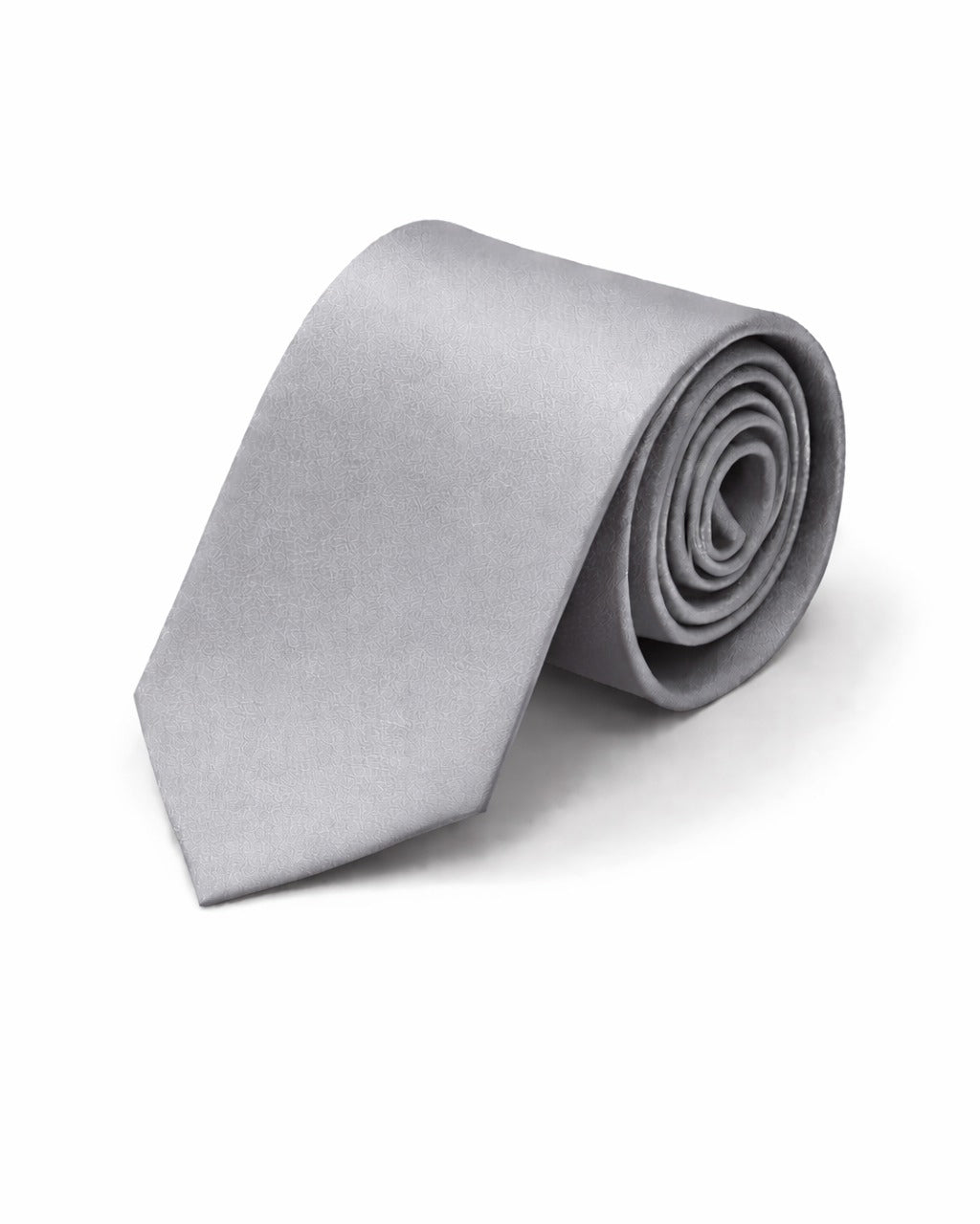 Grey Silk Tie