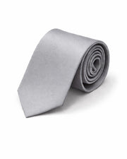 Grey Silk Tie