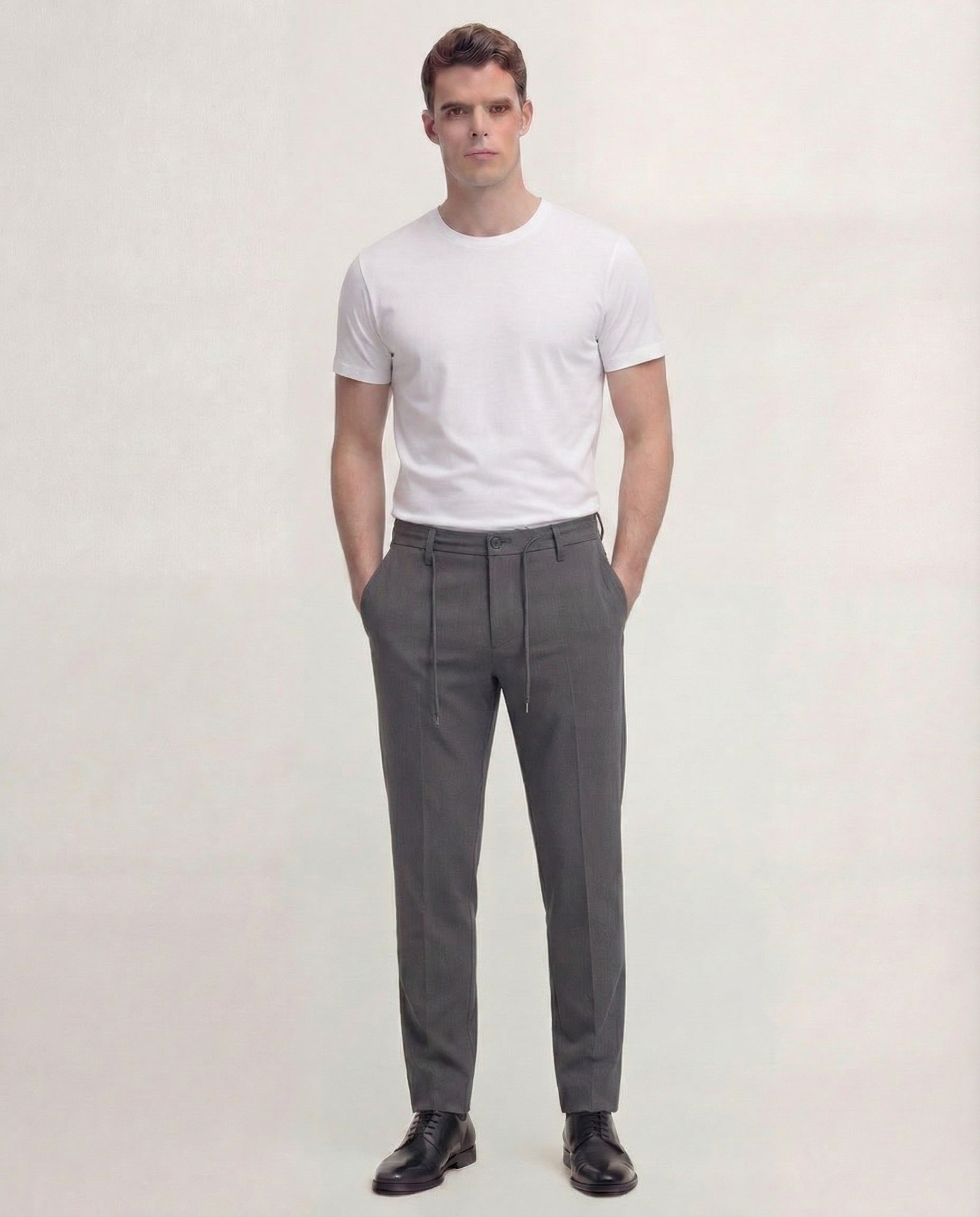 Grey Tailored Joggers