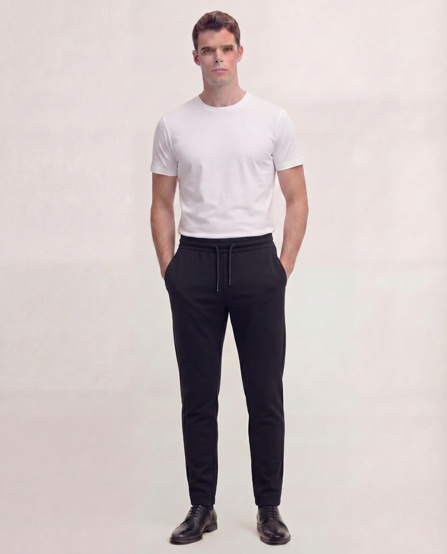 Dark Blue Tailored Joggers