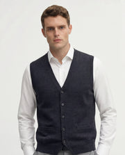Charcoal Grey Wool Vest