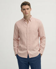 Warm Blush Linen Shirt