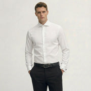 White Giza Cotton Poplin Clufflinks Cuf Shirts