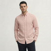 Warm Blush Linen Shirt